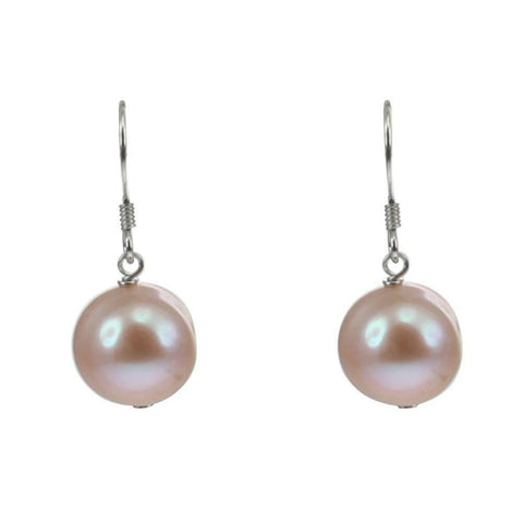 Lido Pearls Pink Freshwater Pearl Drop Earrings 0166E Pink | H&H