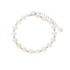 Lido Sterling Silver Bead Freshwater Pearl Bracelet 0263B
