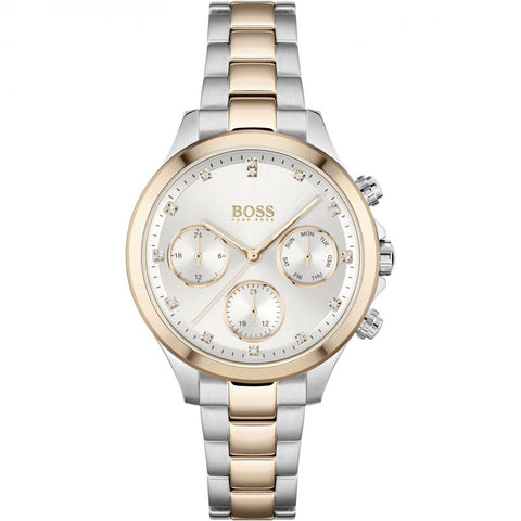 BOSS Watches Hera Sport Lux Two Tone Day Date Ladies Watch 1502564