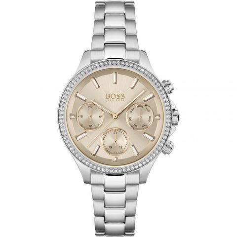 BOSS Watches Hera Sport Lux Steel Day Date Ladies Watch 1502565