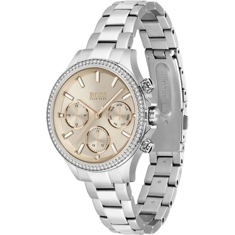 BOSS Watches Hera Sport Lux Steel Day Date Ladies Watch 1502565