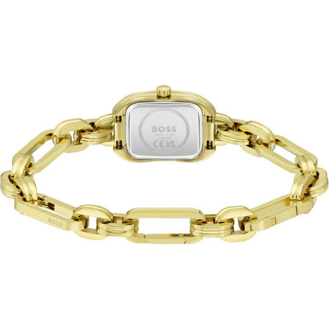 Boss Watches Ladies Gold Plated Link Bracelet Watch 1502655