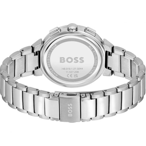 Boss Watches Ladies Stainless Steel Crystal Set Watch 1502676
