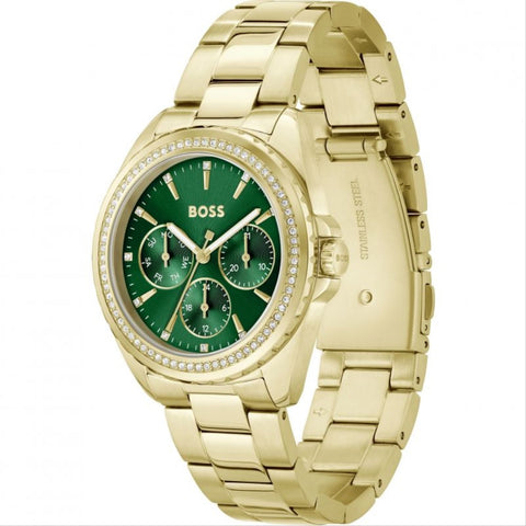 BOSS Watches Atea Green Dial Ladies Watch 1502714