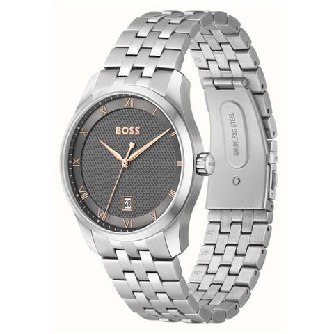 BOSS Watches Principle Grey Dial Mens Watch 1514116
