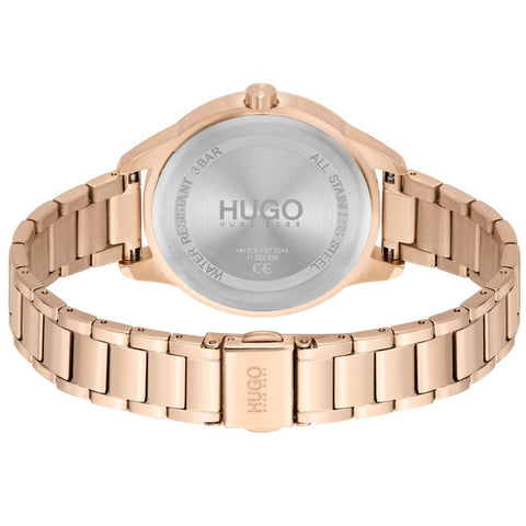 Hugo Carnation Gold Plated Ladies Watch 1540092
