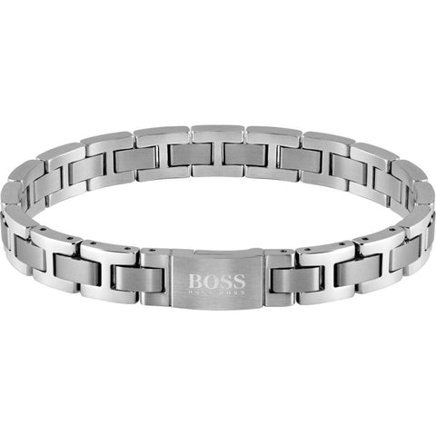 Boss Jewellery Stainless Steel Mens Link Bracelet 1580036