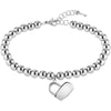 Boss Jewellery Ladies Stainless Steel Bead Bracelet 1580075