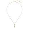 Boss Jewellery Ladies Rose Gold Plated Twist Bar Necklace 1580131
