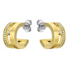 Boss Jewellery Ladies Gold Plated Hoop Earrings 1580346
