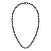 Boss Jewellery Rose and Black Ion Plated Mens Chain 1580536