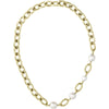 Boss Jewellery Ladies Gold Plated Pearl Necklace 1580540
