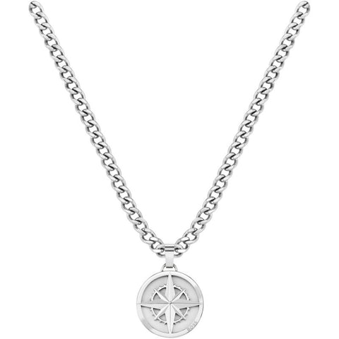 Boss Jewellery Mens Compass Necklace 1580544