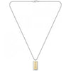 Boss Jewellery Mens Two Tone Dog Tag Necklace 1580576