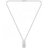 Boss Jewellery Mens Two Tone Dog Tag Necklace 1580576