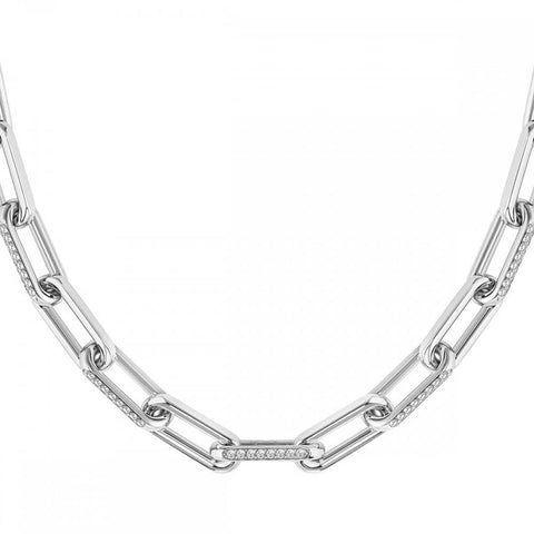 Boss Jewellery Ladies Crystal Set Link Necklace 1580578