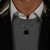 Boss Jewellery Mens Stainless Steel Odell Square Necklace 1580648