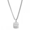 Boss Jewellery Mens Stainless Steel Odell Square Necklace 1580648