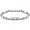 Boss Jewellery Mens Stainless Steel Sphere Beaded Bracelet 1580658M