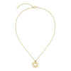 Boss Jewellery Live Circle Gold Plated Ladies Necklace 1580684