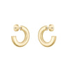 Boss Jewellery Live Gold Plated Ladies Hoop Earrings 1580690