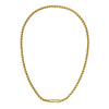Boss Jewellery Doran Yellow Gold Plated Mens Chain 1580694