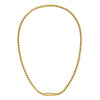 Boss Jewellery Doran Yellow Gold Plated Mens Chain 1580694