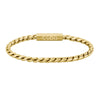 Boss Jewellery Doran Yellow Gold Plated Mens Bracelet 1580696