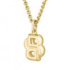 Boss Jewellery Double B Petit Gold Plated Ladies Necklace 1580747