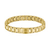 Boss Jewellery Candor Gold Plated Link Mens Bracelet 1580753