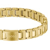 Boss Jewellery Candor Gold Plated Link Mens Bracelet 1580753