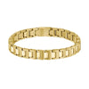 Boss Jewellery Candor Gold Plated Link Mens Bracelet 1580753