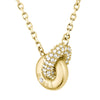 Boss Jewellery Live Precious Gold Plated Circle Link Ladies Necklace 1580755