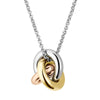 Boss Jewellery Harmonie Three Colour Circle Link Ladies Necklace 1580771