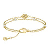Boss Jewellery Double B Mireille Gold Plated Ladies Bracelet 1580808