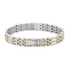Boss Jewellery Stainless Steel and Gold Tone Mens Bracelet 1580813