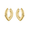 BOSS Jewellery Ladies Fiora Petal Shape Hoop Earrings 1580823