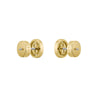 BOSS Jewellery Ladies Double B Divine Gold Tone Stud Earrings 1580826