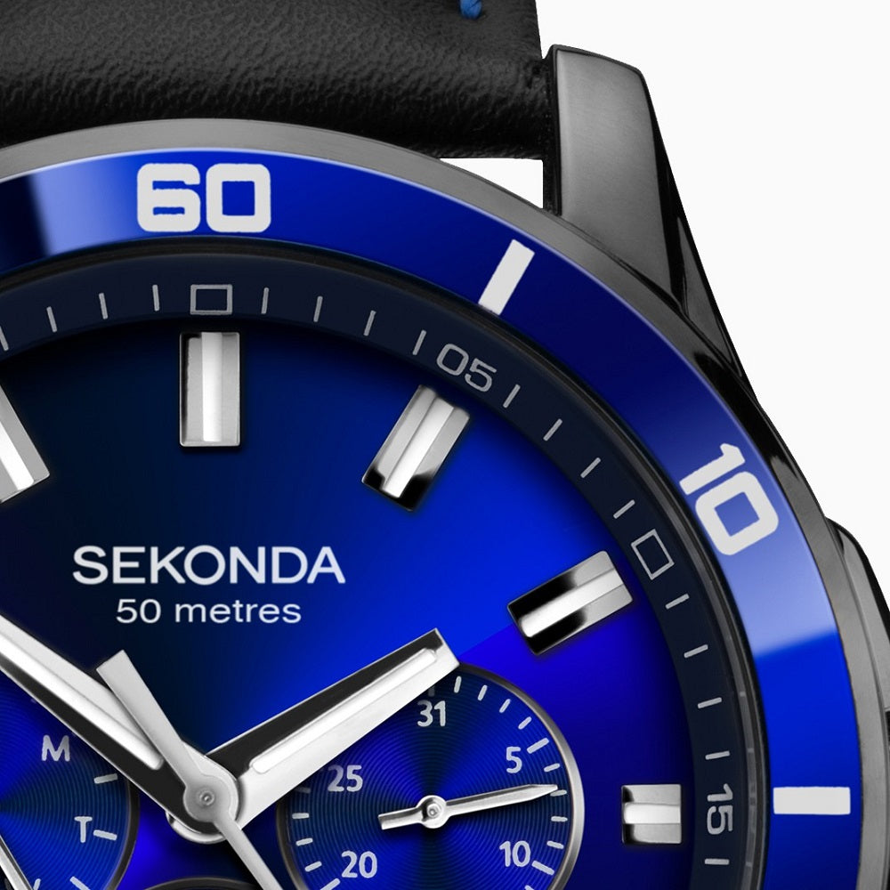 Sekonda Midnight Blue Day Date Mens Watch 1634 H H Jewellers