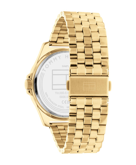 Tommy Hilfiger Yellow Gold Plated Mens Watch 1710546