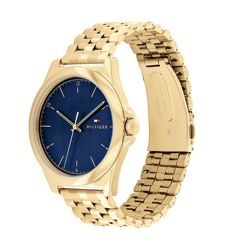 Tommy Hilfiger Yellow Gold Plated Mens Watch 1710546