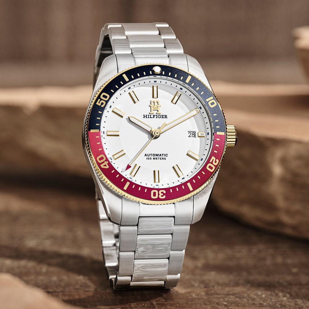 Tommy Hilfiger Mens Stainless Steel Automatic Watch 1710551 | H&H 