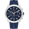 Tommy Hilfiger Silicone Strap Mens Day Date Watch 1710649