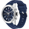 Tommy Hilfiger Silicone Strap Mens Day Date Watch 1710649