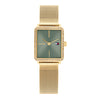 Tommy Hilfiger Teal Green Gold Plated Ladies Watch 1782791