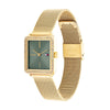 Tommy Hilfiger Teal Green Gold Plated Ladies Watch 1782791