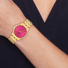 Tommy Hilfiger Jade Gold Plated Bracelet Ladies Watch 1782854