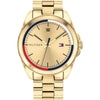 Tommy Hilfiger Yellow Gold Plated Mens Watch 1791686