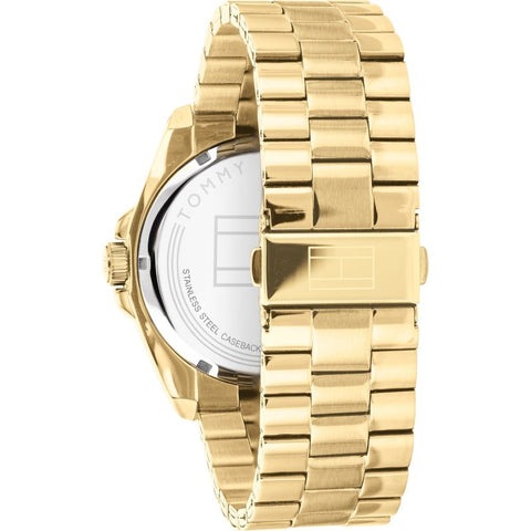 Tommy Hilfiger Yellow Gold Plated Mens Watch 1791686
