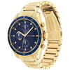 Tommy Hilfiger Yellow Gold Plated Mens Watch 1791834